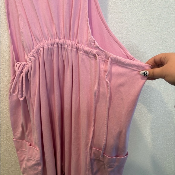 Pink Sleeveless Jumpsuit - Picture 8 of 8